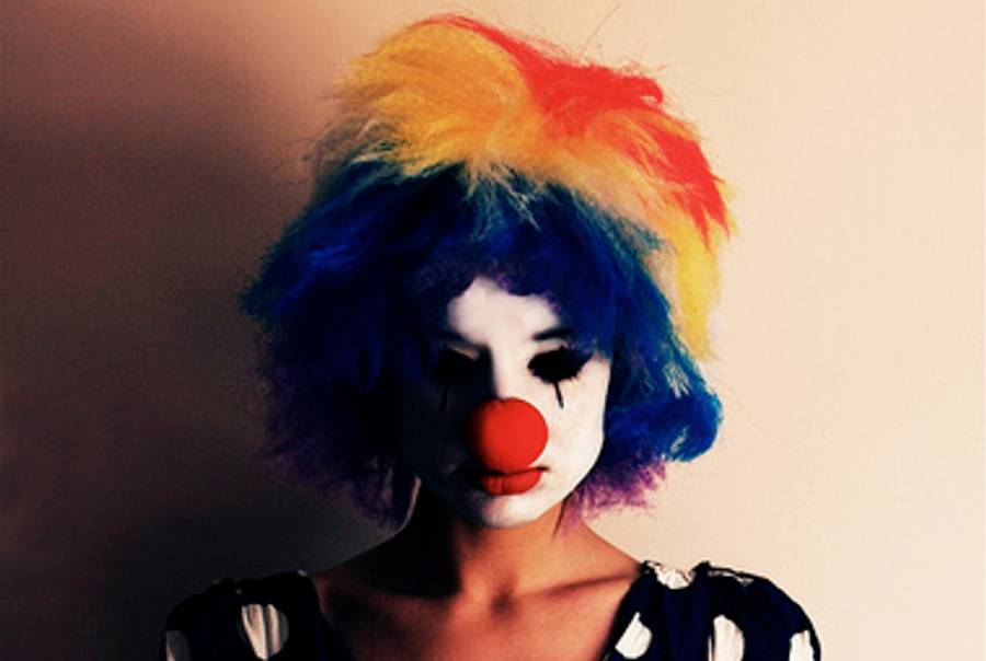 An unhappy clown.(Flickr)