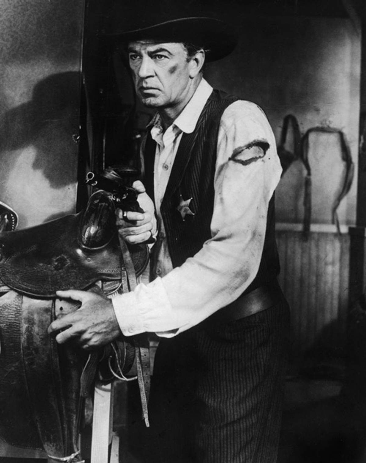 As a model for American leadership, ‘High Noon’ is almost absurdly obsolete. Gary Cooper in Fred Zinnemann’s ‘High Noon,’ 1952. (Photo via John Kobal Foundation/Getty Images)