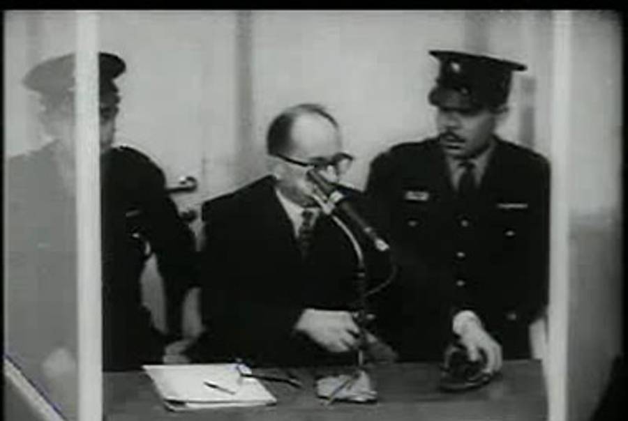 Adolf Eichmann in Jerusalem.()