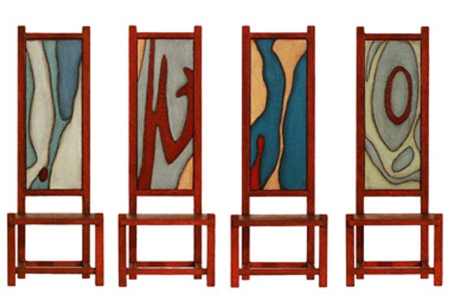 Tobi Kahn, AHMA, 2008 (Shalom Bat Chairs)(All images © 2009 Tobi Kahn.)