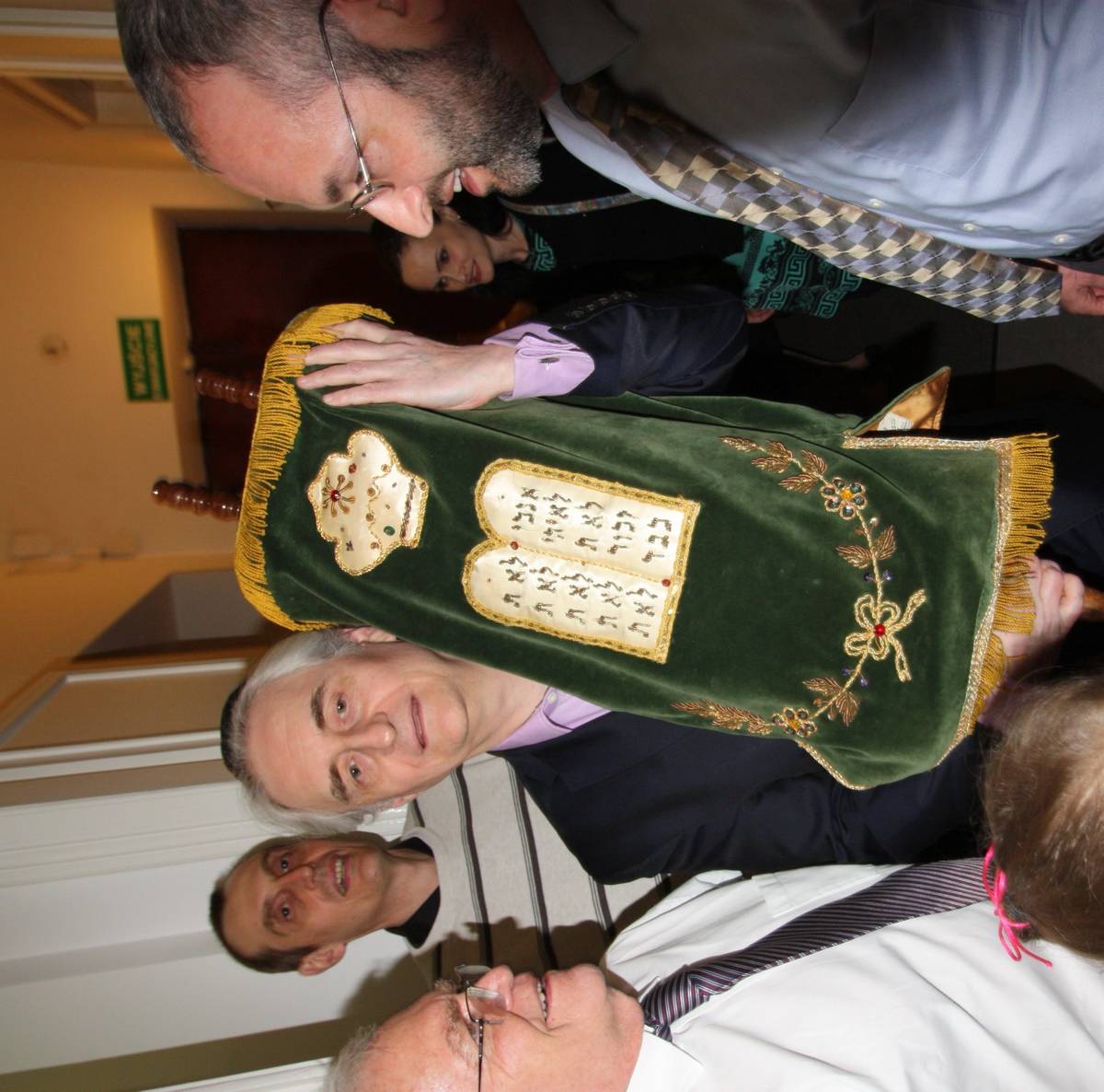 New Castle Torah going to Warsaw. (Photo courtesy of author)