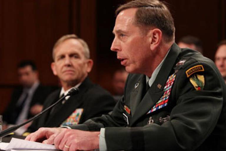 Gen. David Petraeus testifies before the Senate Armed Services Committee earlier this month.(Mark Wilson/Getty Images)