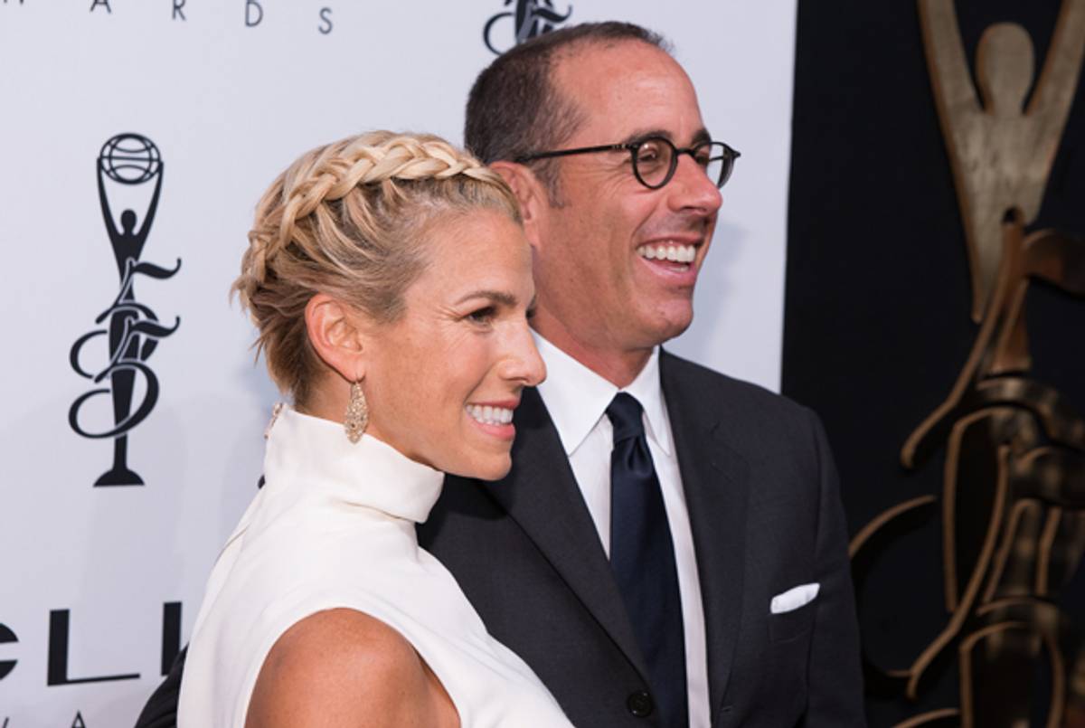 Jessica Seinfeld and Jerry Seinfeld on October 1, 2014 in New York City. (Dave Kotinsky/Getty Images)