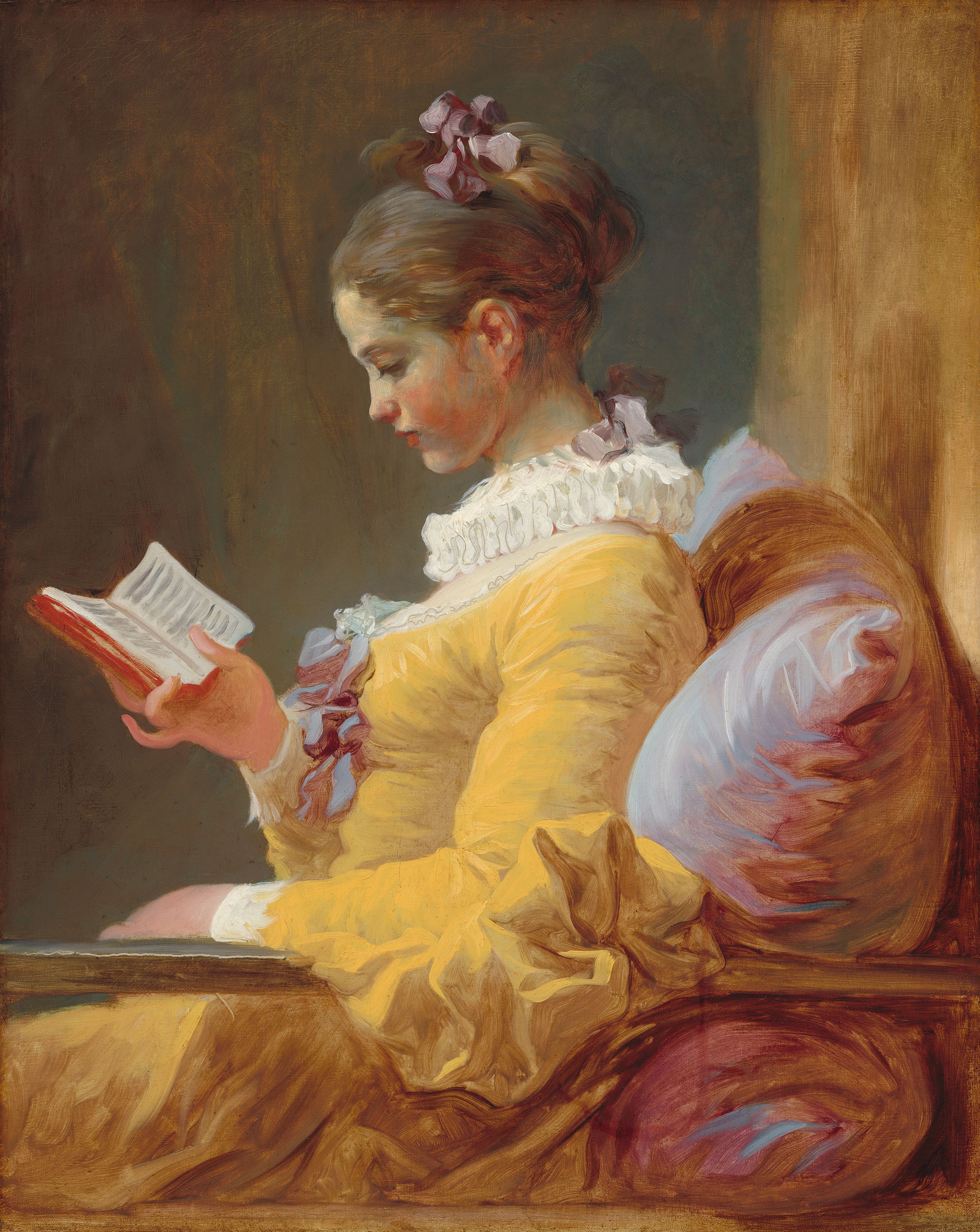 Fragonard s Young Girl Reading Female Agency and Rococo