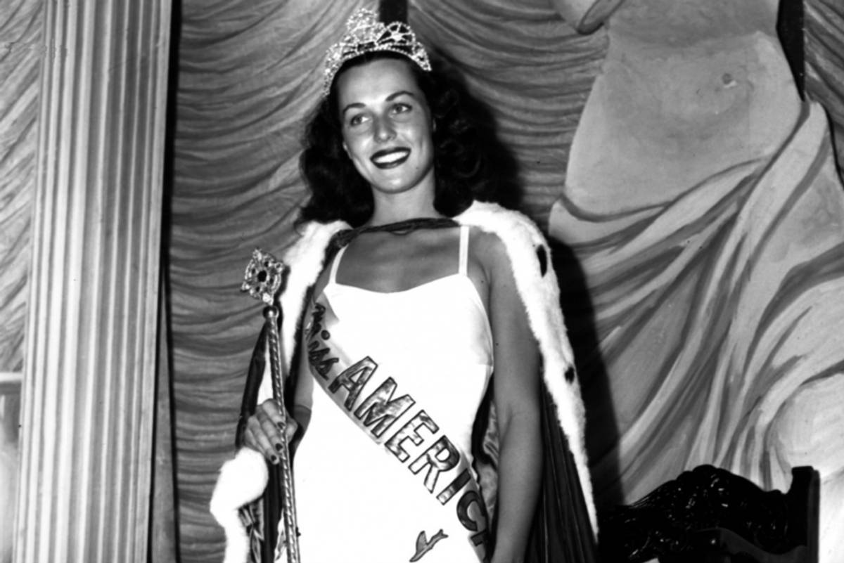 Bess Myerson after being crowned Miss America 1945. (Associated Press)