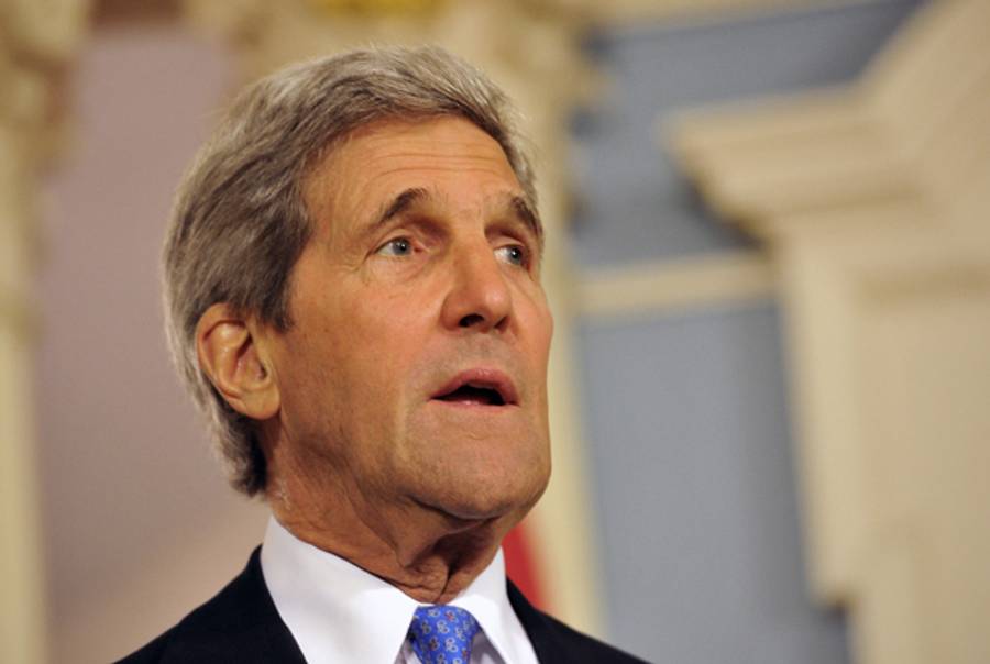 U.S. Secretary of State John Kerry on April 29, 2014. (MLADEN ANTONOV/AFP/Getty Images)