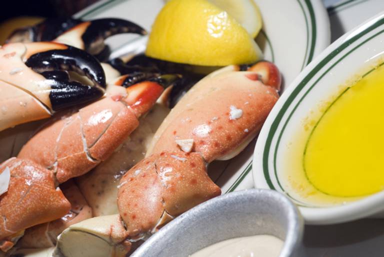 Florida stone crab claws. (Shutterstock)