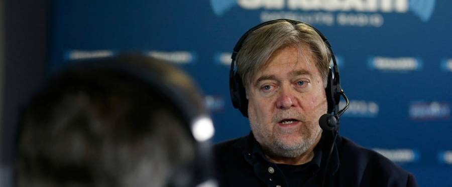Stephen K. Bannon appears on Brietbart News Daily on SiriusXM in Cleveland, Ohio, July 20, 2016. 
