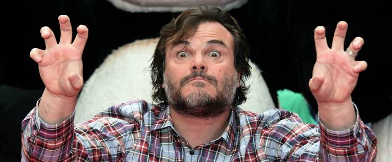 Jack Black at a photocall for 'Kung Fu Panda 3' in London, England, June 25, 2015. 