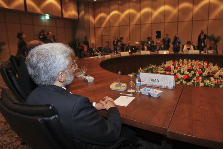 Chief Iranian negotiator Saeed Jalili at the talks in Istanbul last weekend.(Olga Adanali/AFP/Getty Images)