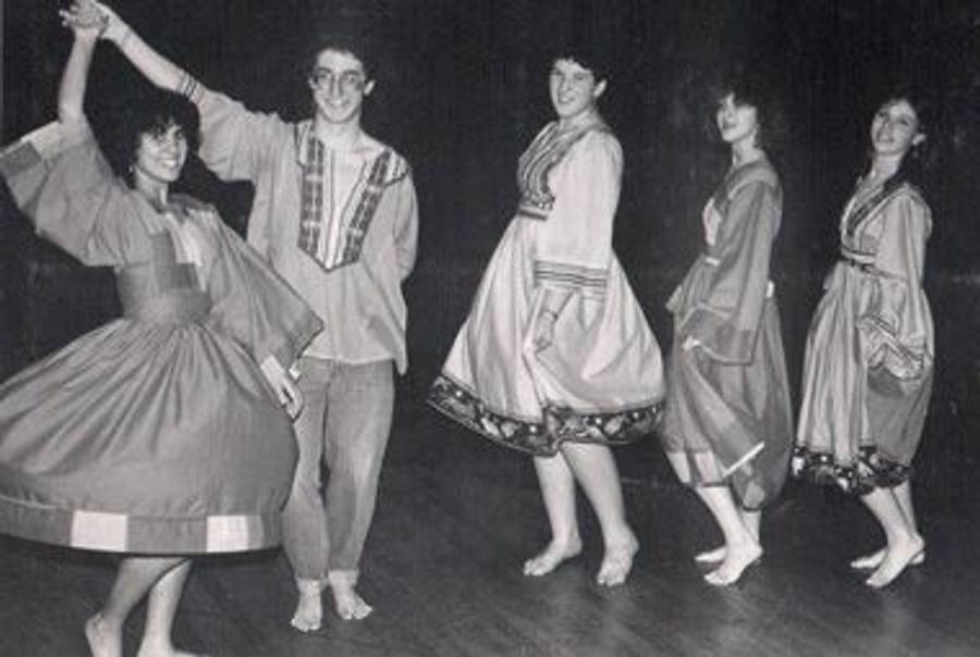 Tablet Magazine’s Wayne Hoffman with his Israeli dance troupe Kallil, circa 1986.
