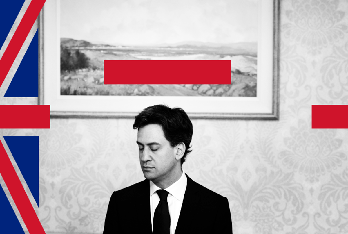 Britain's Labour Party Leader Ed Miliband.(Charles McQuillan/Getty Images)