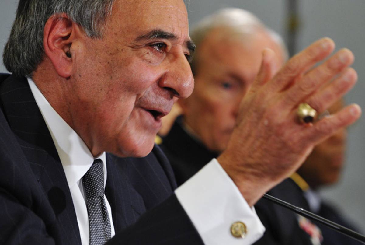 Secretary Panetta last month.(Mandel Ngan/AFP/Getty Images)