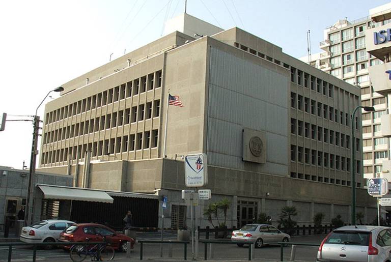 U.S. Embassy in Tel Aviv, Israel. (Wikipedia)