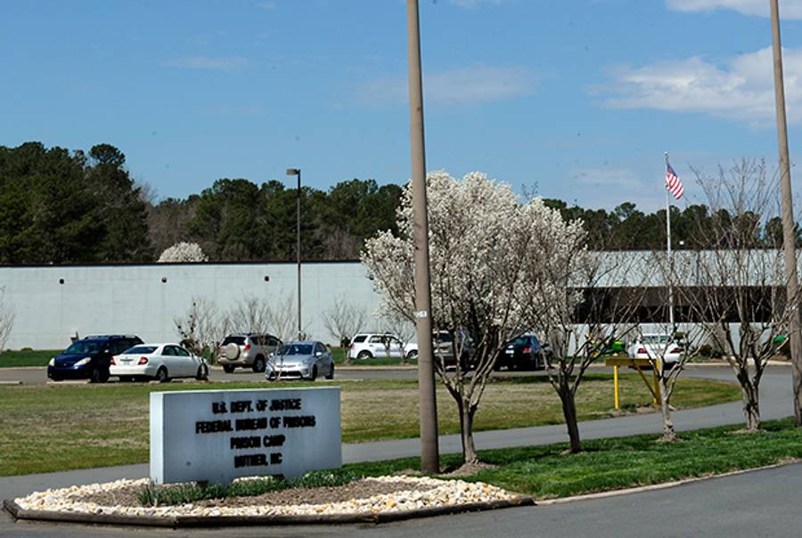 U.S. Federal Bureau of Prisons Correctional Complex, where convicted Israeli spy Jonathan J. Pollard is housed, in Butner, N.C.(Sara D. Davis/Getty Images)