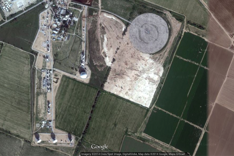 The IDF’s most important intelligence-gathering installation is the Urim SIGINT Base, a part of Unit 8200. Urim is located in the Negev desert.(Google Earth)