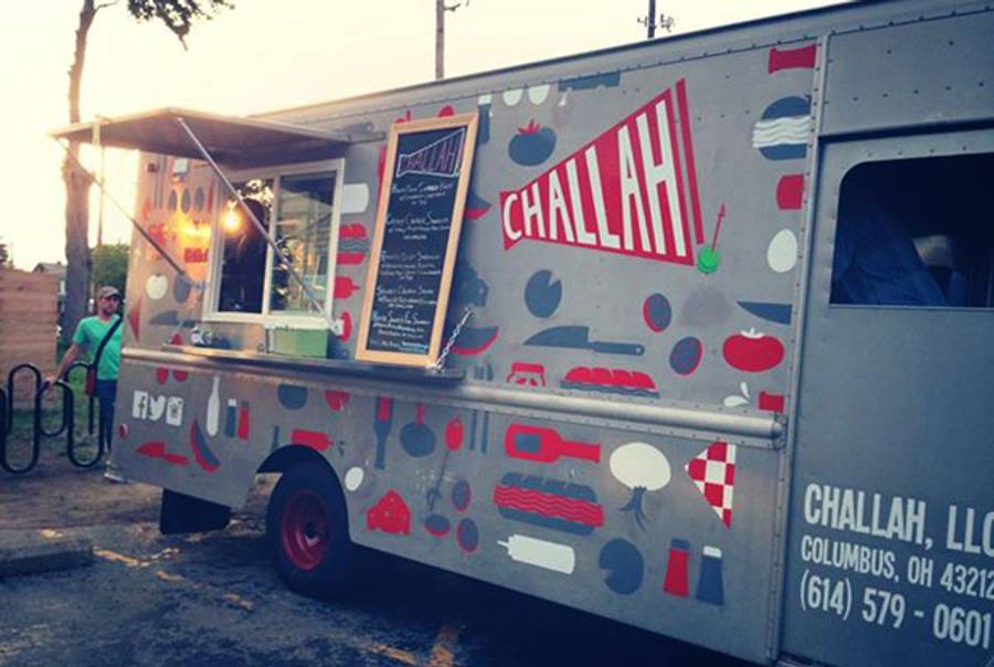 The Challah food truck.(Carol Farmer)