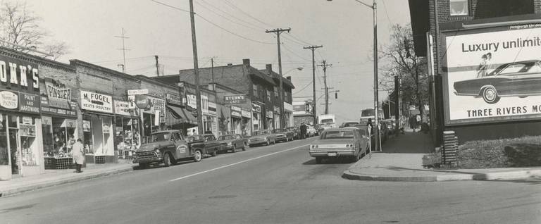 Murray Avenue in Squirrel Hill, 1965