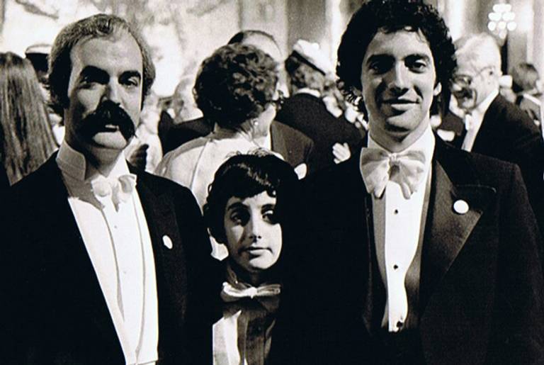The three Bellow sons at the Nobel ceremony in Stockholm in 1976.(Charles Osgood/Chicago Tribune)