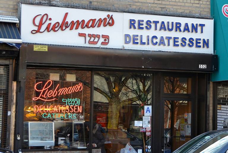 Liebman's Kosher Delicatessen in the Bronx, N.Y. (Flickr)
