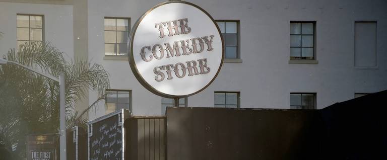 The Comedy Store on Sunset Blvd, Hollywood tribute to actor Garry Shandling who passed away on March 24, 2016 in Los Angeles, California.