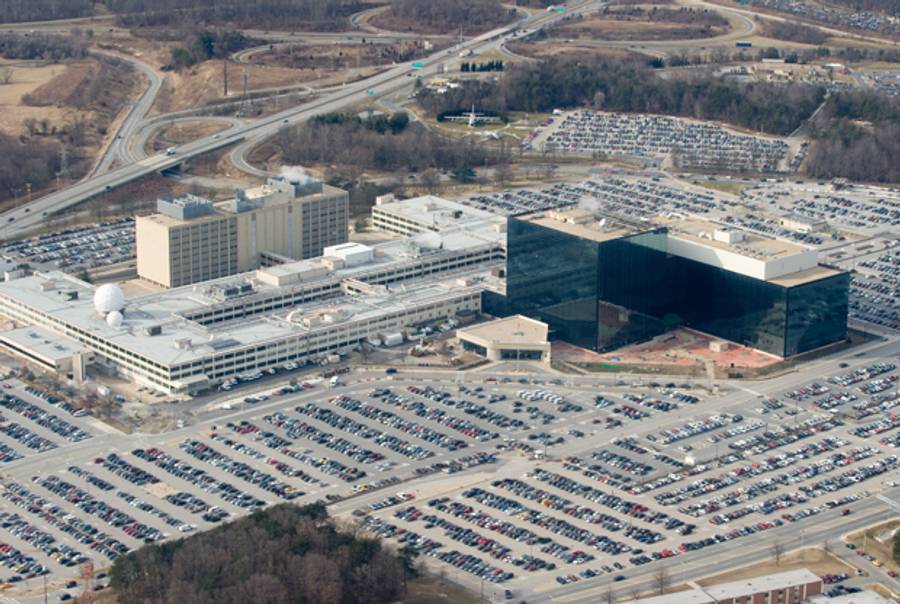 he National Security Agency (NSA) headquarters at Fort Meade, Maryland.(SAUL LOEB/AFP/Getty Images)
