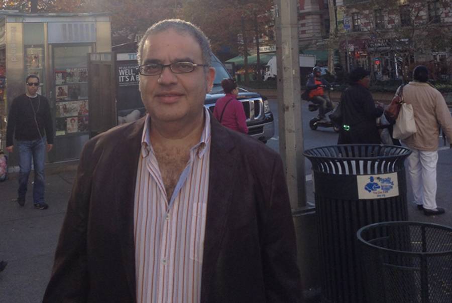 Reuven Namdar in New York City on November 11, 2014. (Photo by the author)