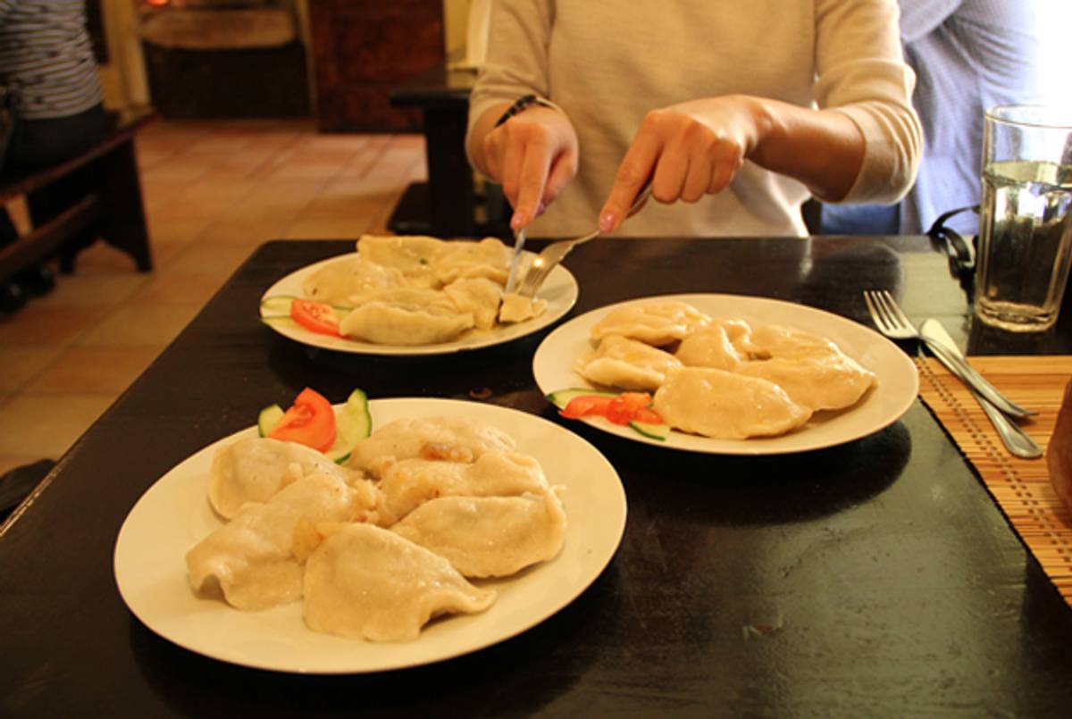 Pierogi tasting.(Abigail Miller)