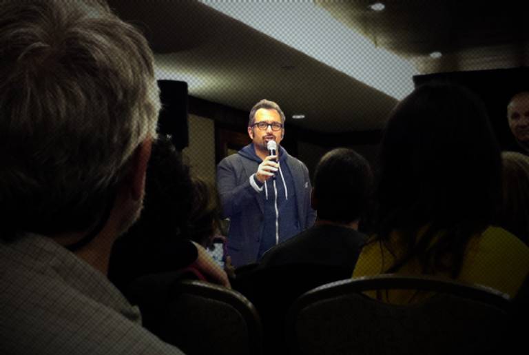 Filmmaker Andrew Jarecki in Great Neck on Sunday.(Tracy Levy)