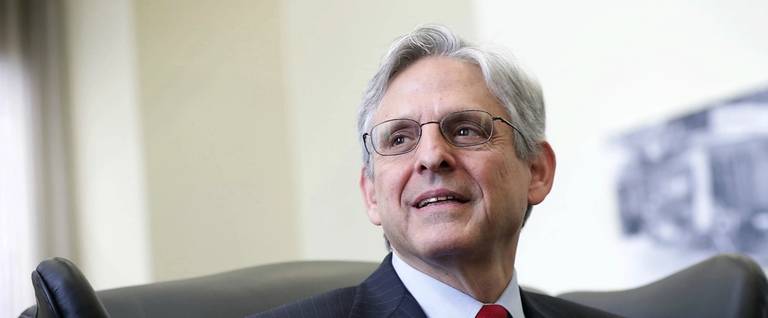 Supreme Court nominee Merrick Garland on Capitol Hill in Washington, D.C., May 10, 2016. 