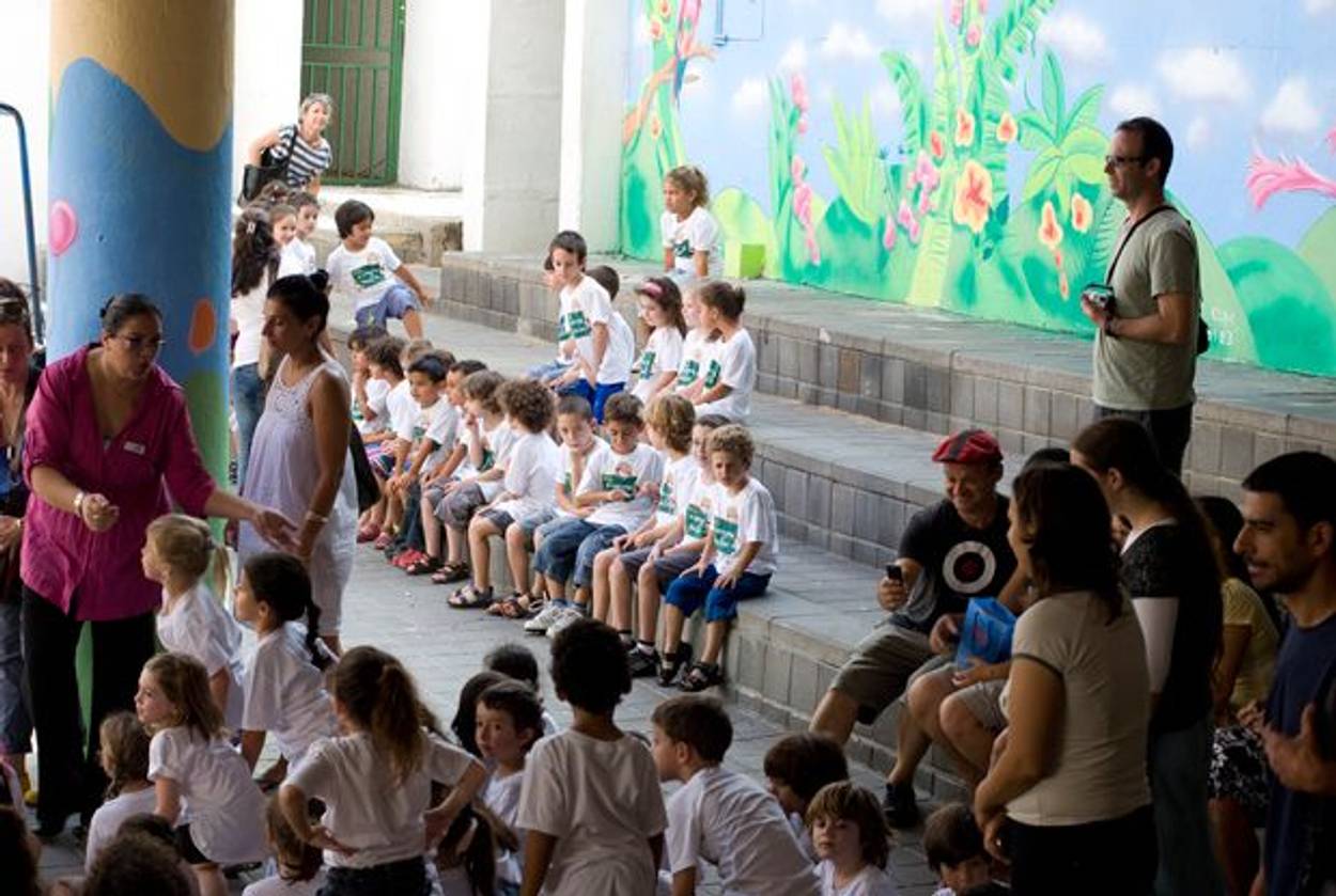 First day of school in Tel Aviv.(Shai Barzilay/Flickr)