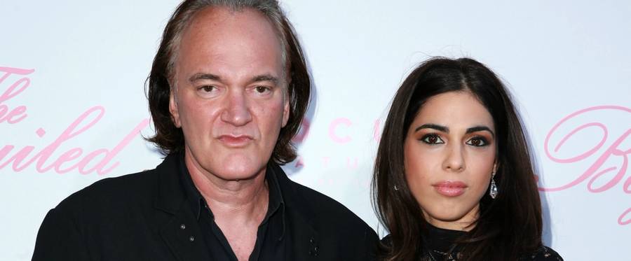 Filmmaker Quentin Tarantino (L) and Daniella Pick attend the premiere of Focus Features' 'The Beguiled' at the Directors Guild of America in Los Angeles, California, June 12, 2017.