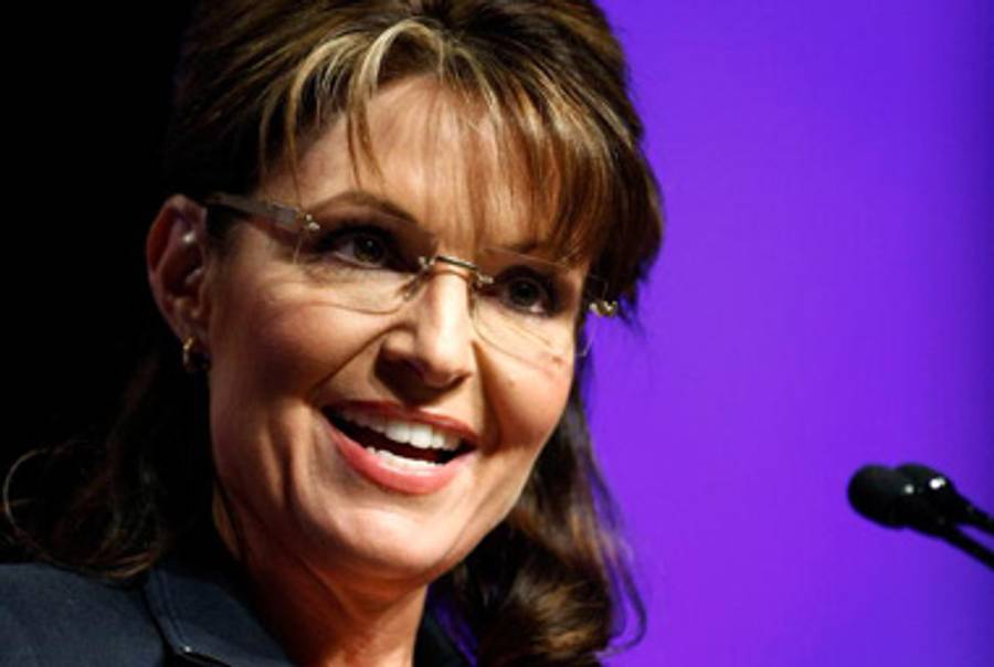 Sarah Palin last month.(Ethan Miller/Getty Images)