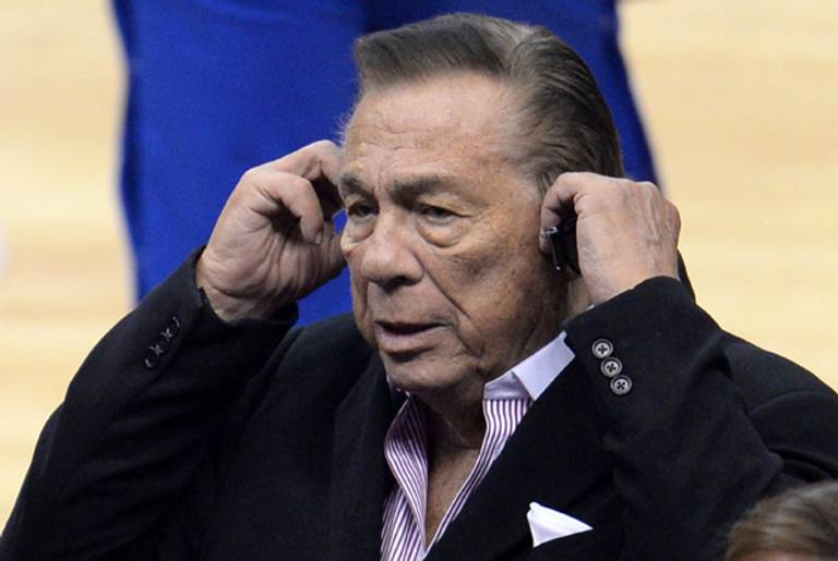 Los Angeles Clippers owner Donald Sterling attends the NBA playoff game between the Clippers and the Golden State Warriors, April 21, 2014 at Staples Center in Los Angeles, California. (ROBYN BECK/AFP/Getty Images)