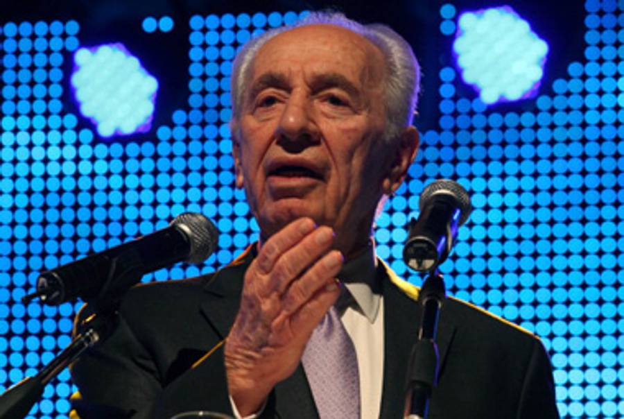 Israeli President Shimon Peres earlier this month.(Gali Tibbon/AFP/Getty Images)