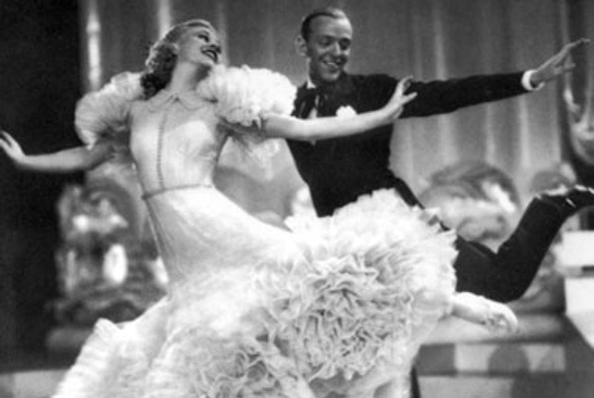 Ginger Rogers and Fred Astaire in Swing Time.(Wikipedia)