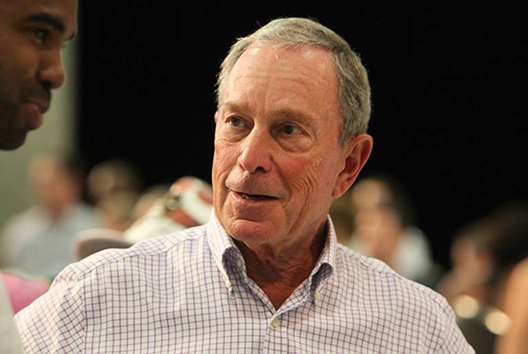 Former New York Mayor Michael Bloomberg on September 28, 2014 in Los Angeles, California. (David Buchan/Getty Images for Masters Grand Slam Indoor)