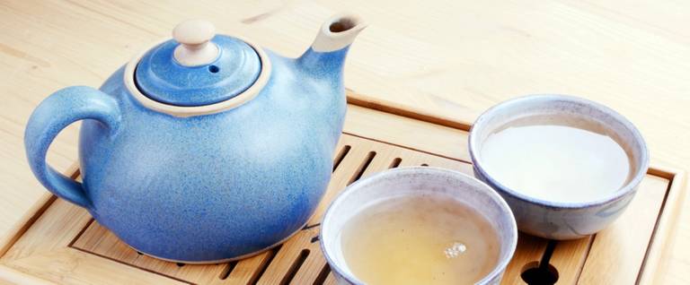 A Chinese tea set