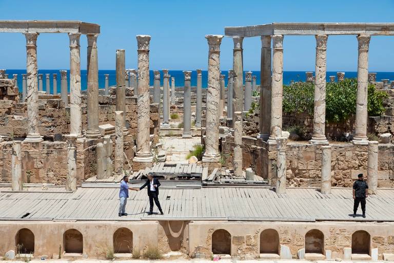 The author returns to Libya, including Misrata, Leptis Magna, and Tarhouna, nine years after the fall of Gadhafi, July 2020 