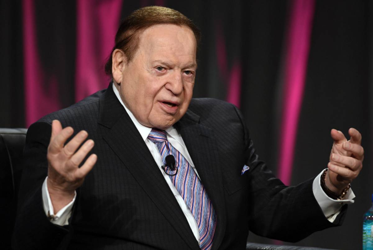 Sheldon Adelson in Las Vegas, October 1, 2014. (Ethan Miller/Getty Images)