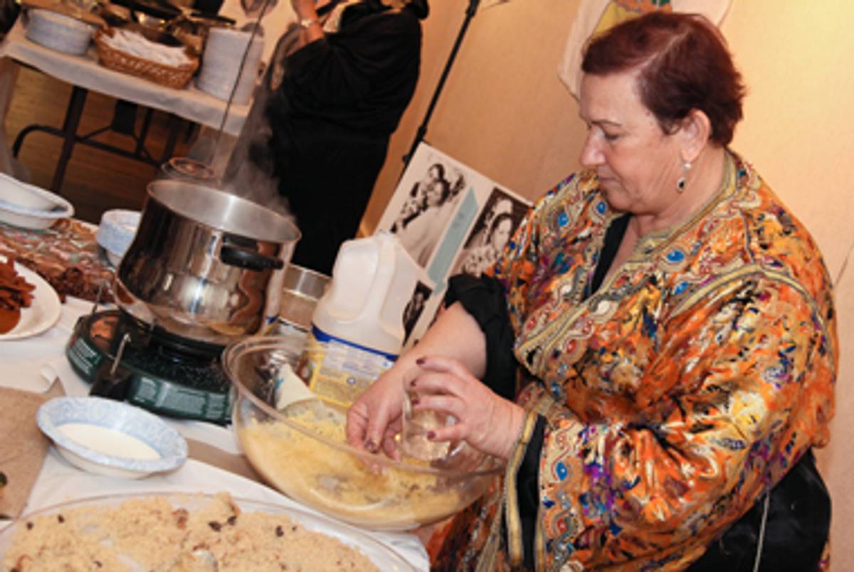  Suzanne Elafsi, part of the Partnership 2000 delegation from Israel, at a cooking demonstration at the Jewish Community Center in Washington, D.C. (Imagelink Photography)