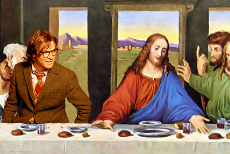 Photoillustration Tablet Magazine (The Last Supper [Restored]. Leonardo Da Vinci, 1495)