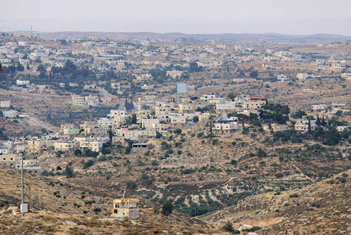 Village near Hebron, where border police are searching for three missing teenagers. (Shutterstock)