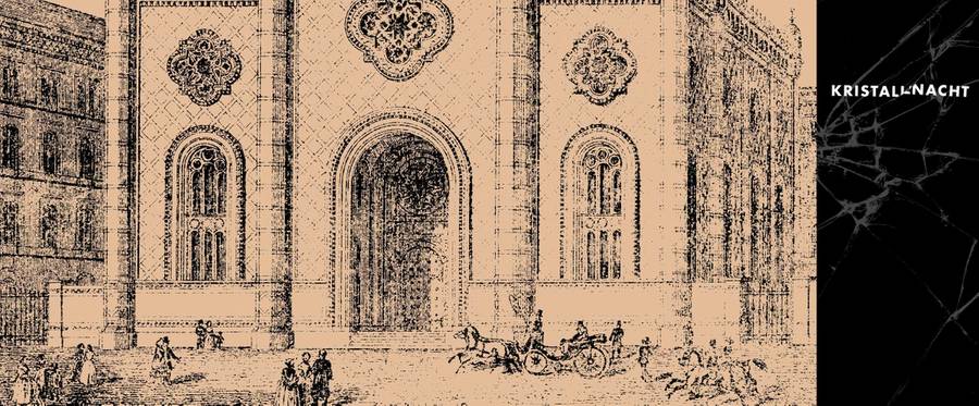 The Leopoldstädter Tempel, in a drawing from c. 1857.