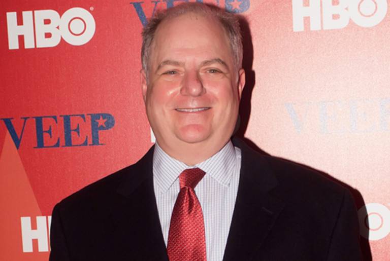 Frank Rich at the premiere of HBO's "Veep"(TPM)