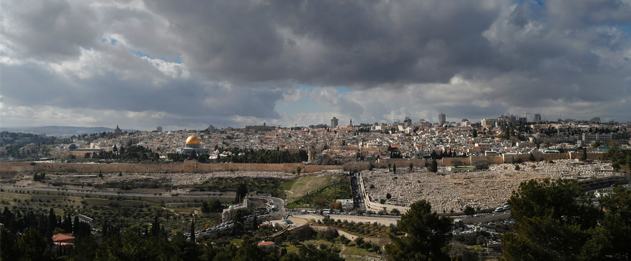 Jerusalem, as seen on January 13, 2017. 