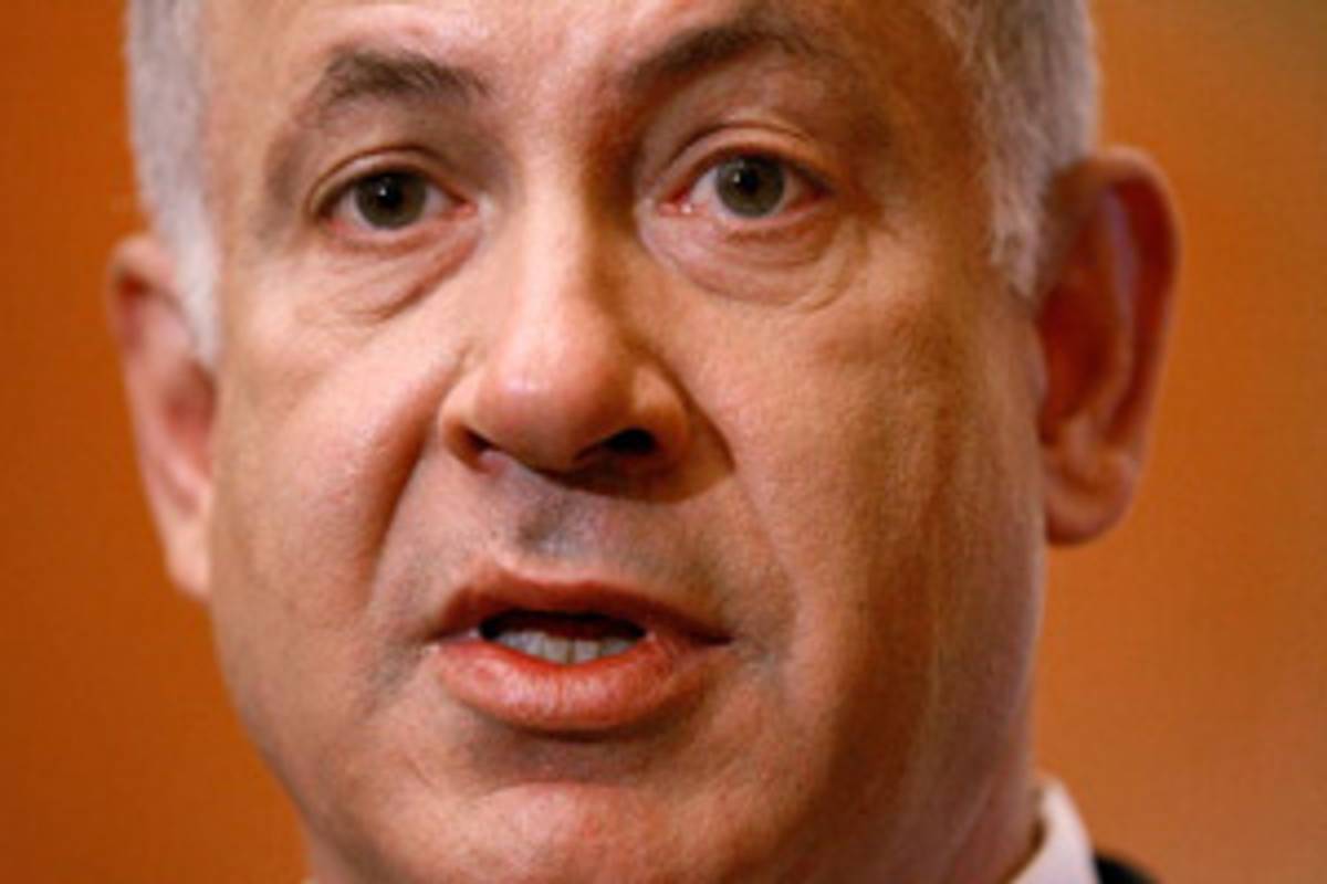 Netanyahu in Washington, D.C., last month.(Getty Images)