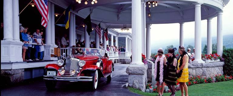 Great Gatsby Festival at the historic Mount Washington Hotel in the White Mountains, New Hampshire, undated.