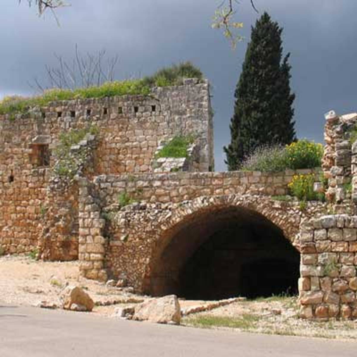 The fortress at Yehiam. (Wikipedia)