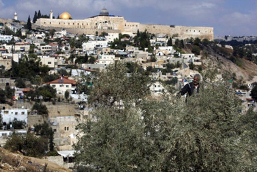 The Silwan neighborhood of East Jerusalem.(Ahmad Gharabli/AFP/Getty Images)